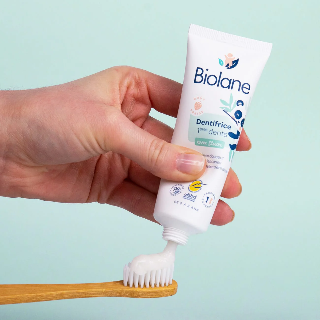 Dentifrice 1ères dents avec fluor - Image 4