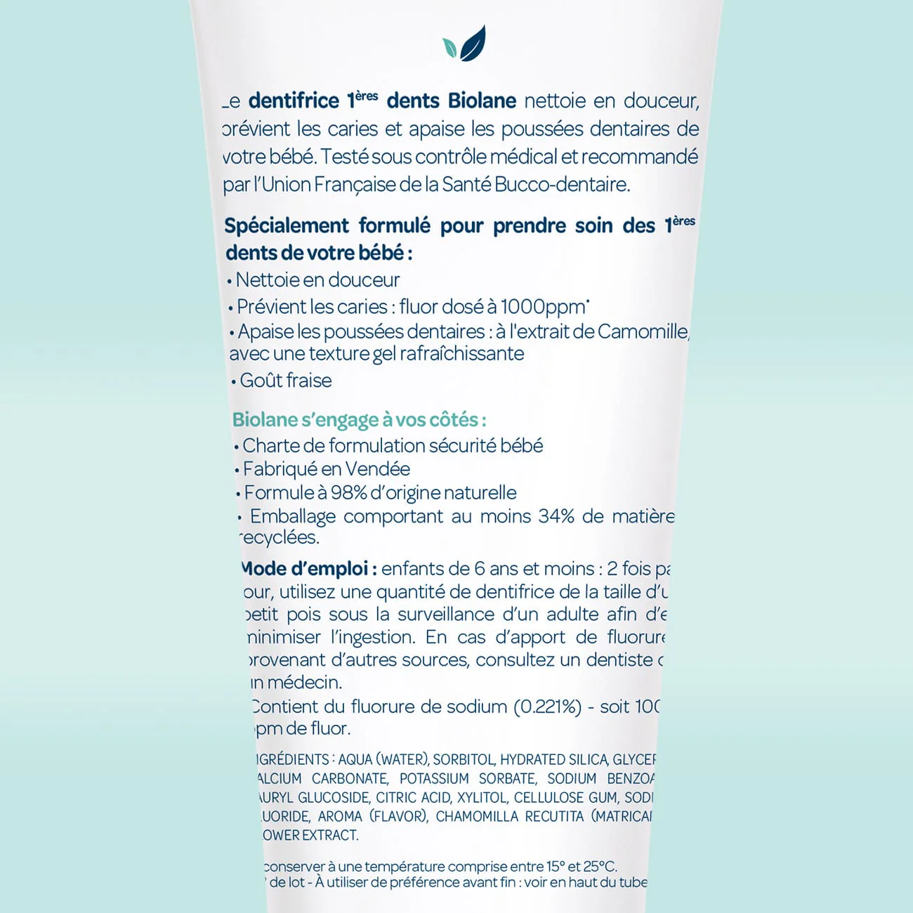 Dentifrice 1ères dents avec fluor - Image 5